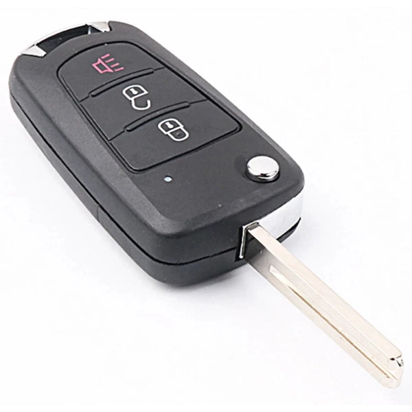 Keychannel 3 Buttons Flip Car Remote Car Key Shell For GREAT WALL WINGLE STEED 5 6 HAVAL HOVER H5 Folding Key Cover TOY40 Blade