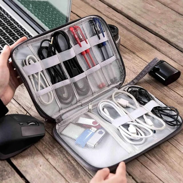 Practical Cable Travel Packing Cube Portable Digital USB Gadget Storage Bag Charger Wires Case Cosmetic Deposit Pouch Accessories